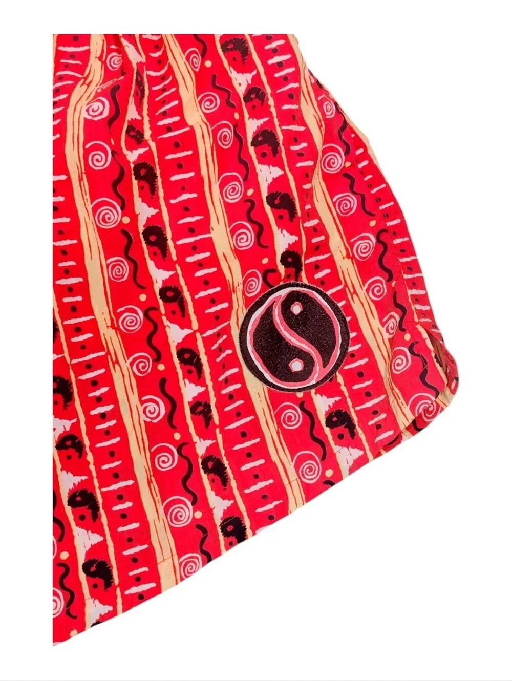 Vintage 90s T&C Neon Surf Swim Shorts - Sz L